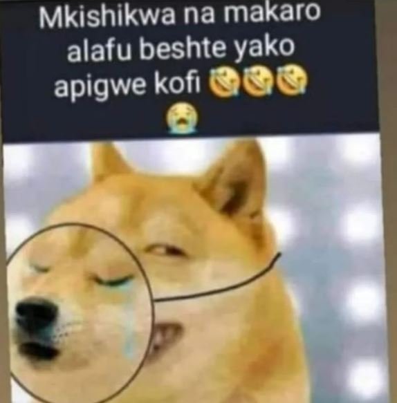 Mkishikwa na makaro alafu beshte yako apigwe kofi