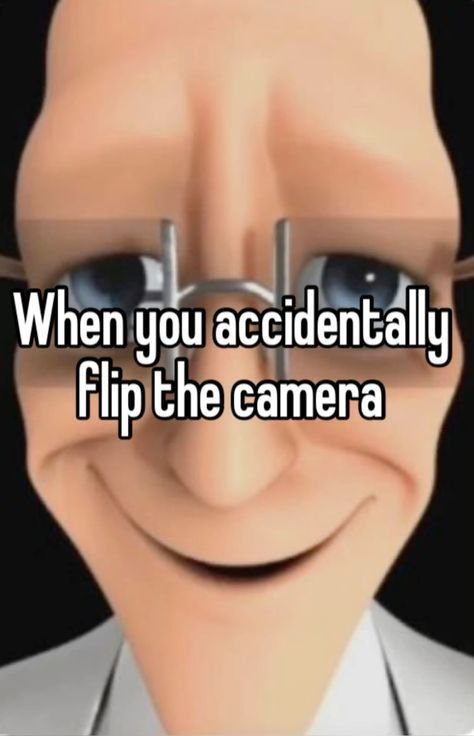 When gou accidentaly flpthecamera