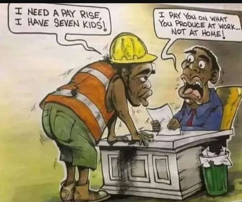 I need a pay rise, i have seven kids i pay you you ppooucai aao vork_ not ar hom