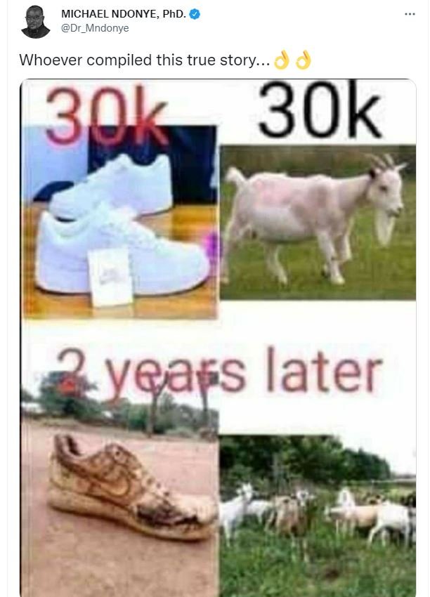 MICHAEL NDONYE PhD Dr_Mndonye Whoever compiled this true story. 30k 30K years la