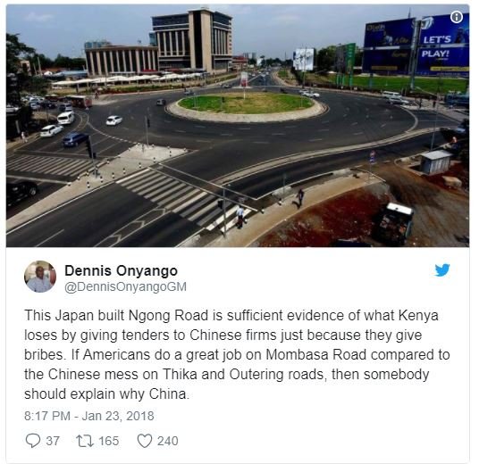 Lets play dennis onyango dennisonyangogm this japan built ngong road is sufficie