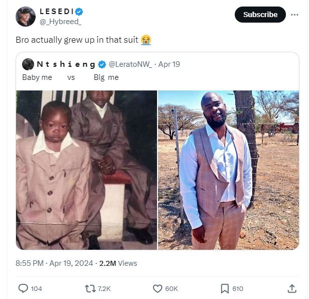Lesedi _hybreed_ subscribe bro actually grew up in that suit nt s hi e ng lerato