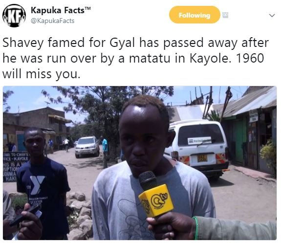 Kapuka facts kapukafacts folllewiing shavey famed for gyal has passed away after