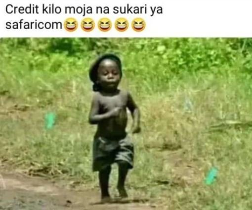 Credit kilo moja na sukari ya safaricom