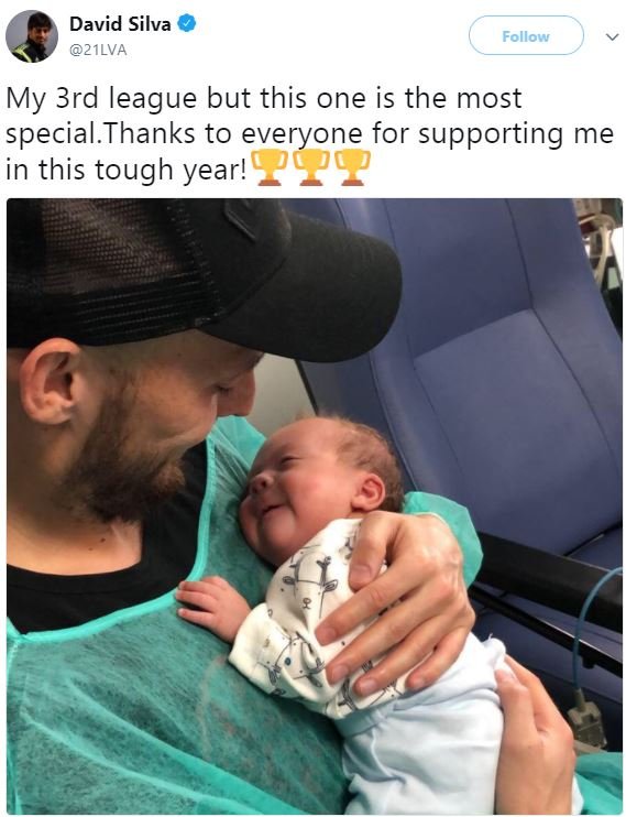 David silva 21lva follow my 3rd league but this one is the most special thanks t