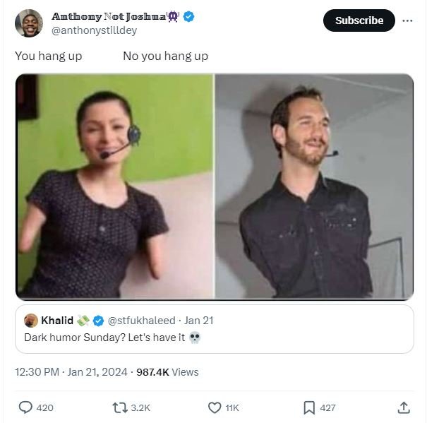 Anthony otjoshna anthonystilldey subscribe you hang up no you hang up khalid stf