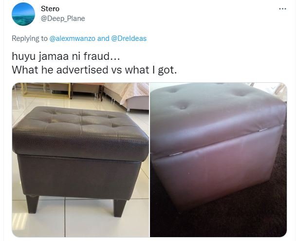 Stero deep_plane replying to alexmwanzo and dreldeas huyu jamaa ni fraud what he