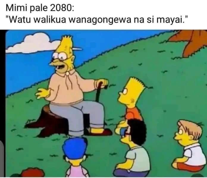 Mimi pale watu walikua wanagongewa na si mayai'