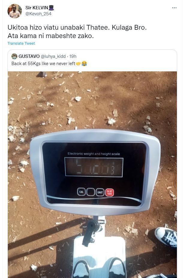 Sir kelvin kevoh_254 ukitoa hizo viatu unabaki thatee. kulaga bro . ata kama ni