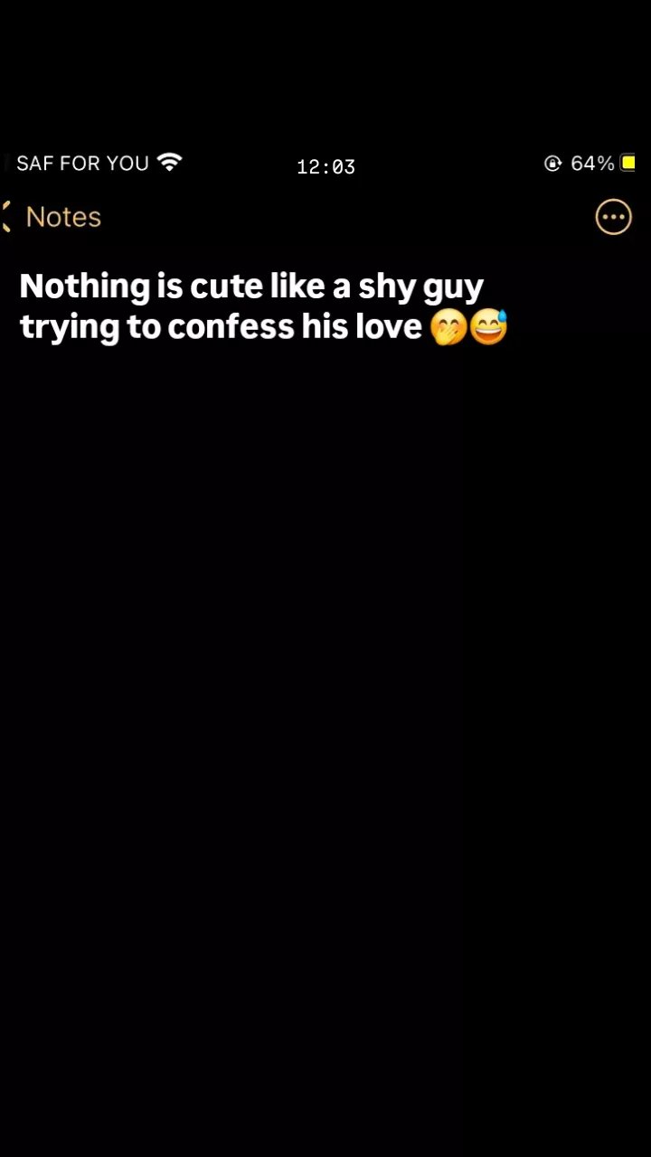 Saf for you 1203 64 notes nothing is cute like a shy guy trying to confess his l
