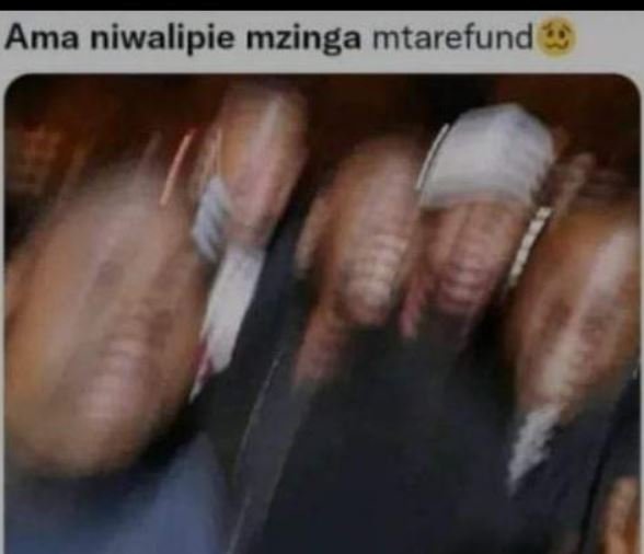 Ama niwalipie mzinga mtarefund