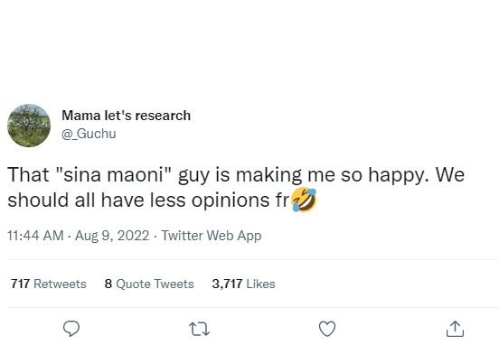 Mama let's research guchu that sina maoni' guy is making me so happy we should a