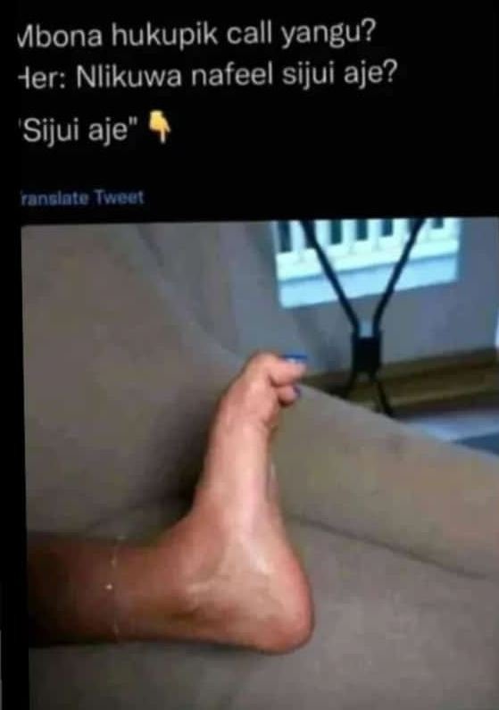 Mbona hukupik call yangu? jer nlikuwa nafeel sijui aje? sijui aje ranglnto tucur