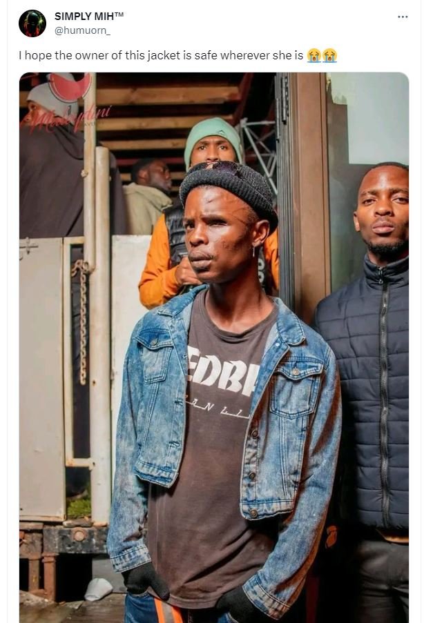 Simply mihtm humuorn_ hope the owner of this jacket is safe wherever she is fdbi