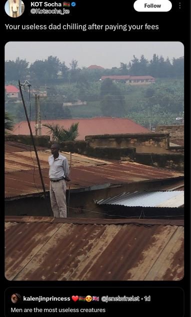 Kot socha orotsochake follow your useless dad ichilling after paying your fees k