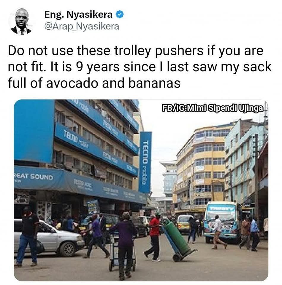 Eng. nyasikera arap_nyasikera do not use these trolley pushers if you are not fi