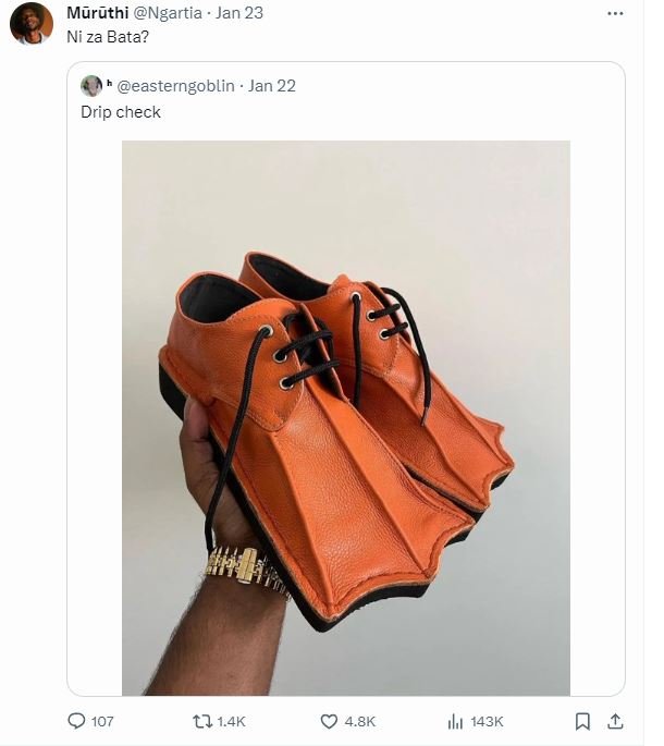 Muruthi ngartia jan 23 ni za bata? easterngoblin jan 22 drip check 107 lj 14k 4.