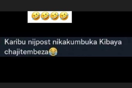 Karibu nijpost nikakumbuka kibaya chajitembeza