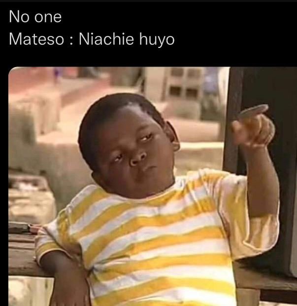No one mateso niachie huyo