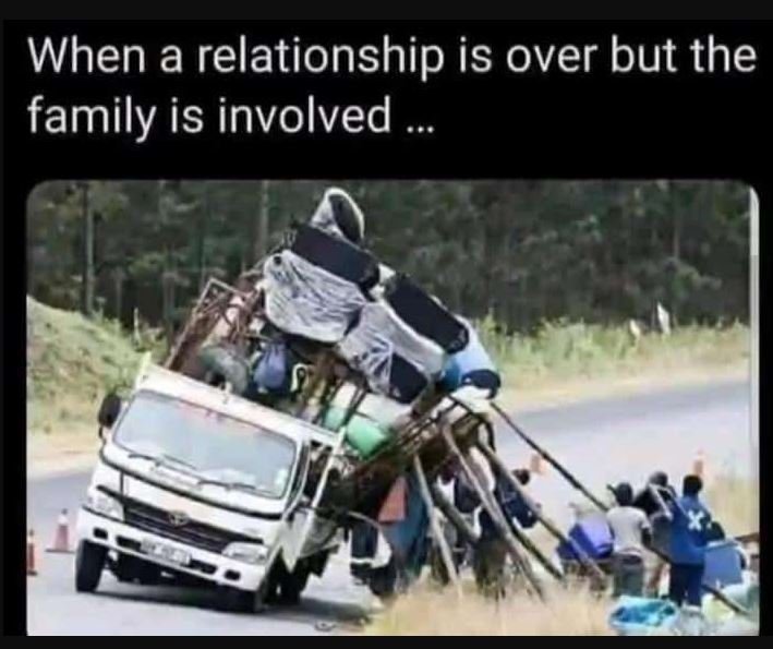 When a relationship is over but the family is involved