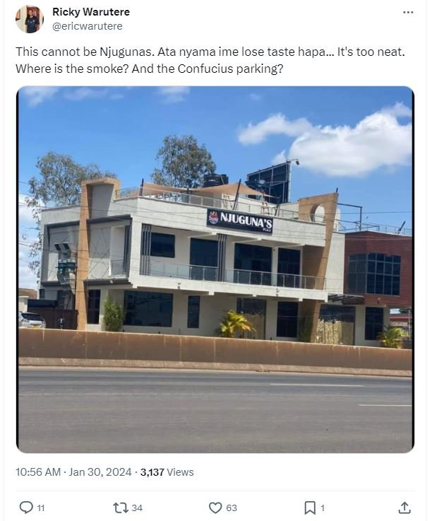 Ricky warutere ericwarutere this cannot be njugunas. ata nyama ime lose taste ha