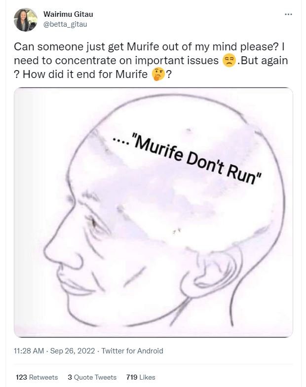 Wairimu gitau betta_gitau can someone just get murife out of my mind please? nee