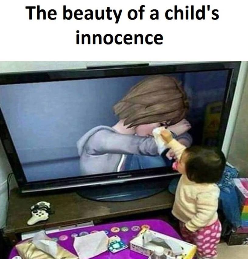 The beauty of a child's innocence
