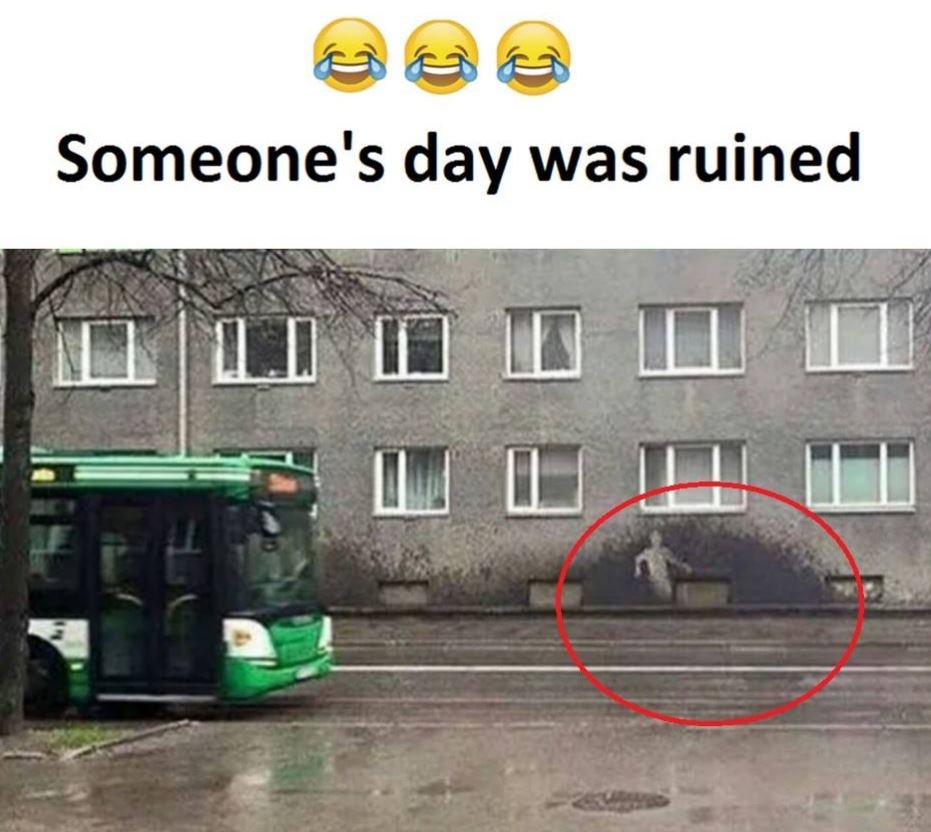 Someone's day was ruined