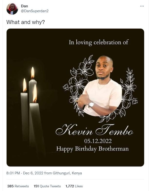 Dan dansuperdan2 what and why? in loving celebration of okevim oembo 05.12. happ