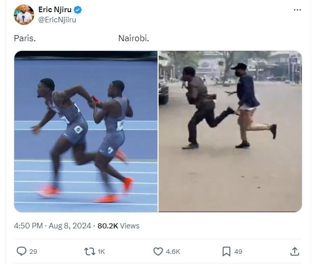 Eric njiru ericnjiiru paris nairobi. 4.50 pm aug 8, 80.2k views 0 29 t2 ik 4.6k