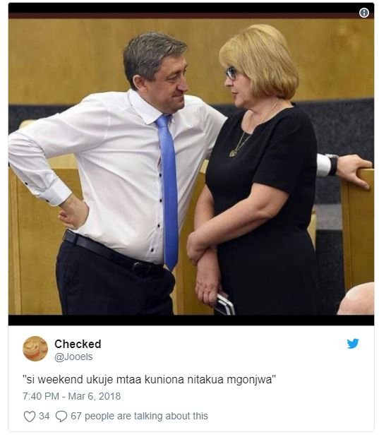 Checked jooels si weekend ukuje mtaa kuniona nitakua mgonjwa 7.40 pm mar 6, 67 p