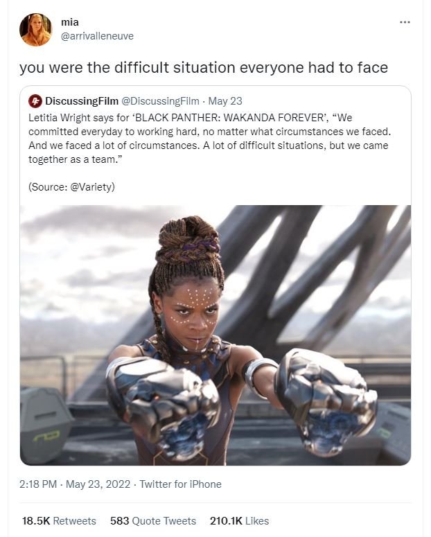 Mia arrivalleneuve you were the difficult situation everyone had to face discuss