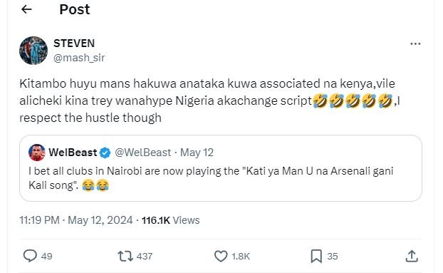 Post steven mash_sir kitambo huyu mans hakuwa anataka kuwa associated na kenya,v