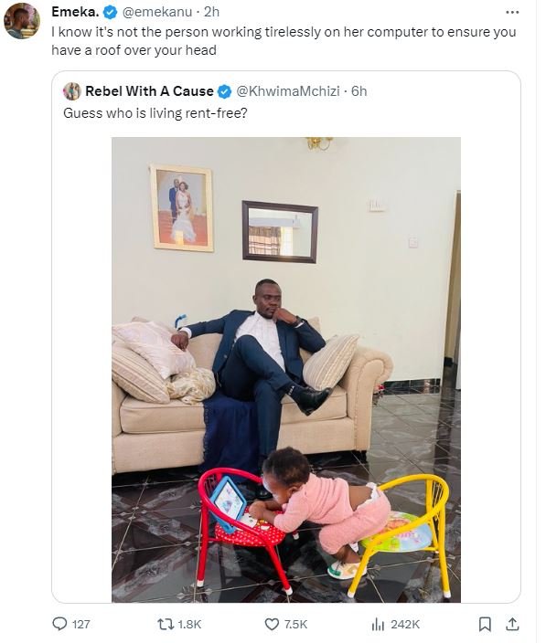 Emeka emekanu know it's not the person working tirelessly on her computer to ens