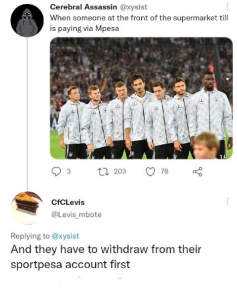 Cerebral assassin xysist when someone at the front of the supermarket till payin