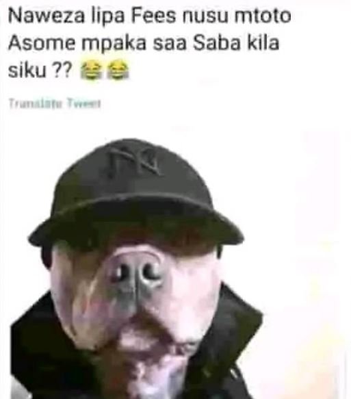 Naweza lipa fees nusu mtoto asome mpaka saa saba kila siku ??