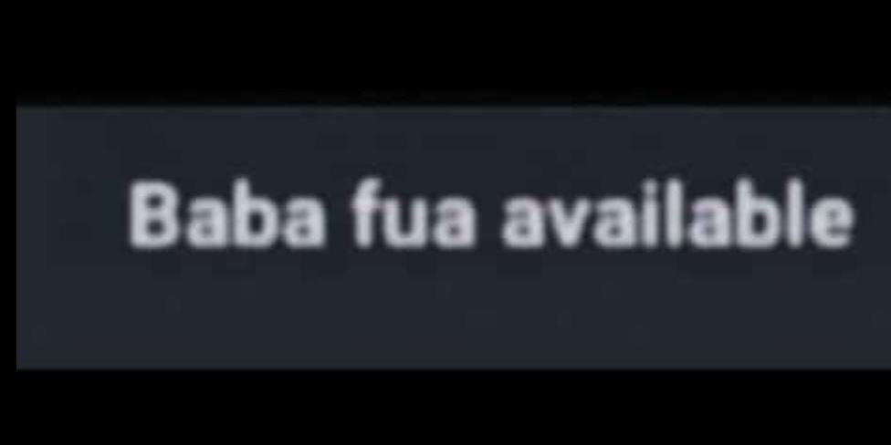 Baba fua avallable