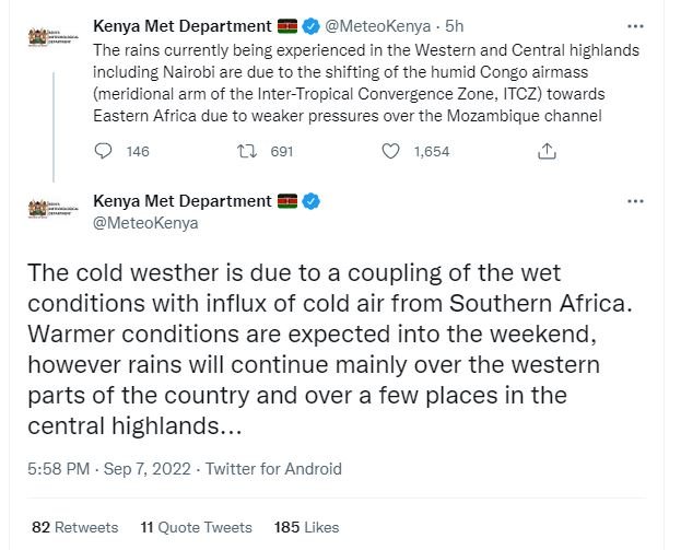 Kenya met department meteokenya 5h the rains currently being experienced in the