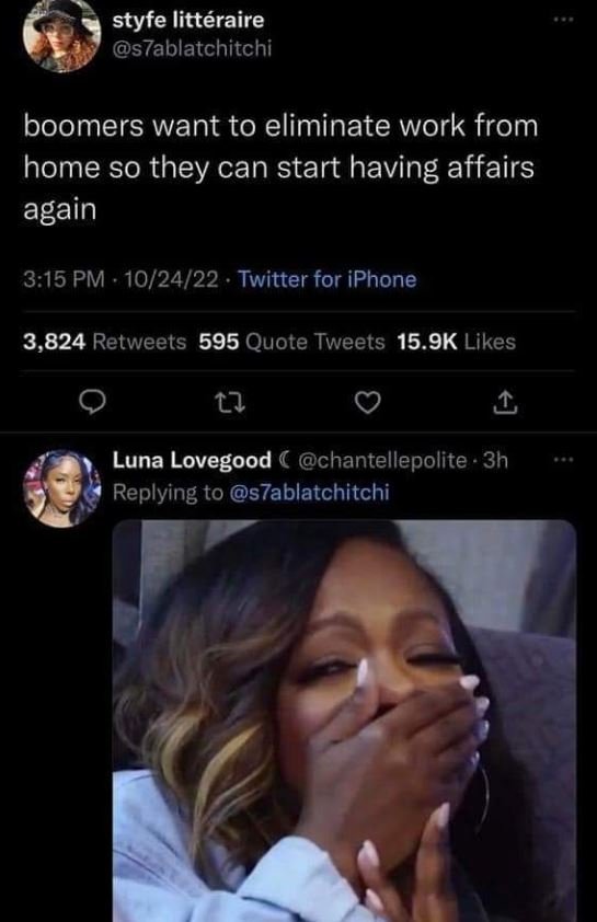 Styfe littéraire szablatchitchi boomers want to eliminate work from home so they