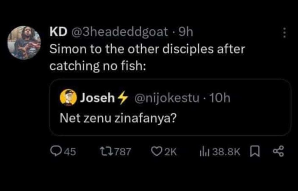 Kd 3headeddgoat 9h simon to the other disciples after catching no fish joseh 4 n