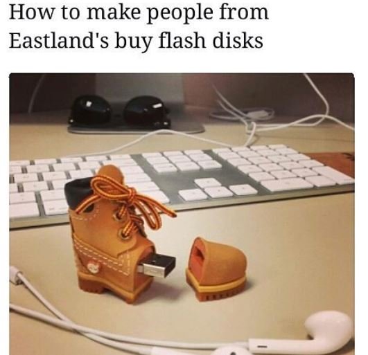 How to make people from eastland's buy flash disks
