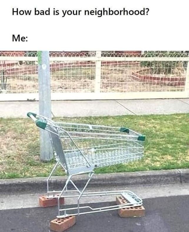 How bad is your neighborhood? Me