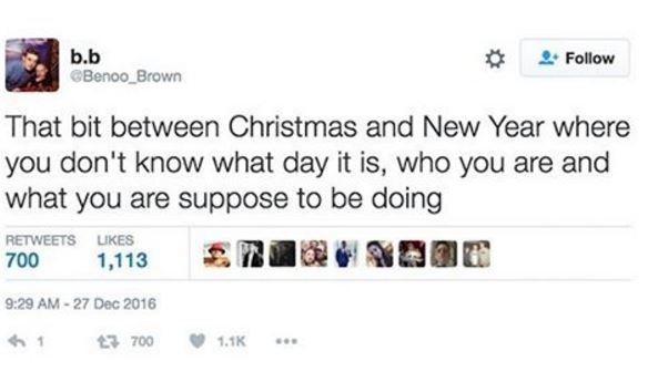 B.b sbenoo_brown follow that bit between christmas and new year where you don't