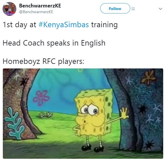 Benchwarmerzke benchwarmerzke follow ist day at kenyasimbas training head coach