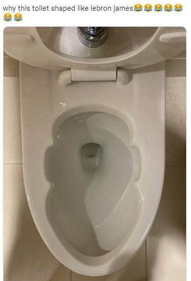 Why this toilet shaped like lebron james 200