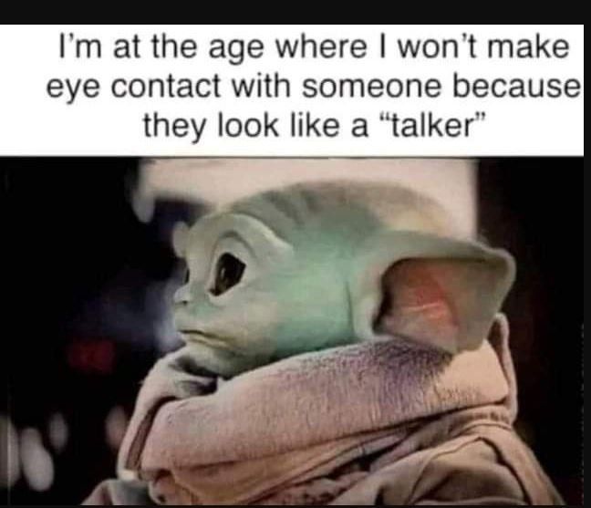 1m at the age where won't make eye contact with someone becausel they look like