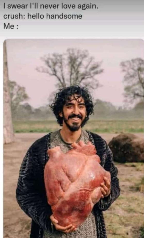 Iswear 'Il never love again. crush hello handsome Me