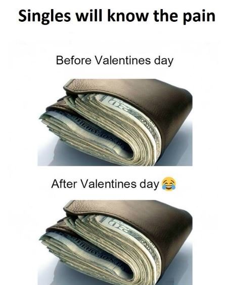 Singles will know the pain before valentines day after valentines day