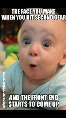 The facelqumake when you hitsecondgear starts to comeup andthefrontend