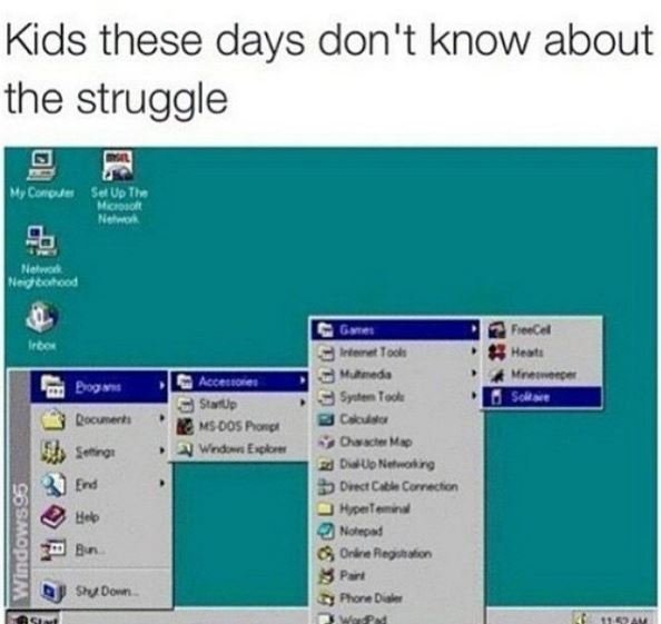 Kids these days don't know about the struggle coroi sevoi goe onorn 482n syalan